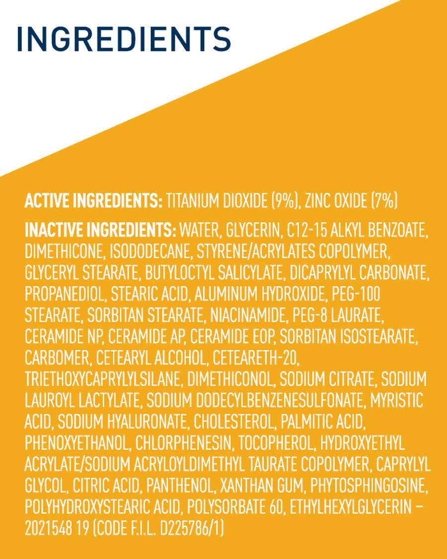 CeraVe Hydrating 100% Mineral Sunscreen Body Lotion - SPF 50