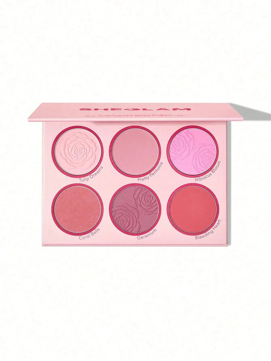 SHEGLAM Floral Flush Blush Palette-Blushing Bouquet (PINK) 100% orignal