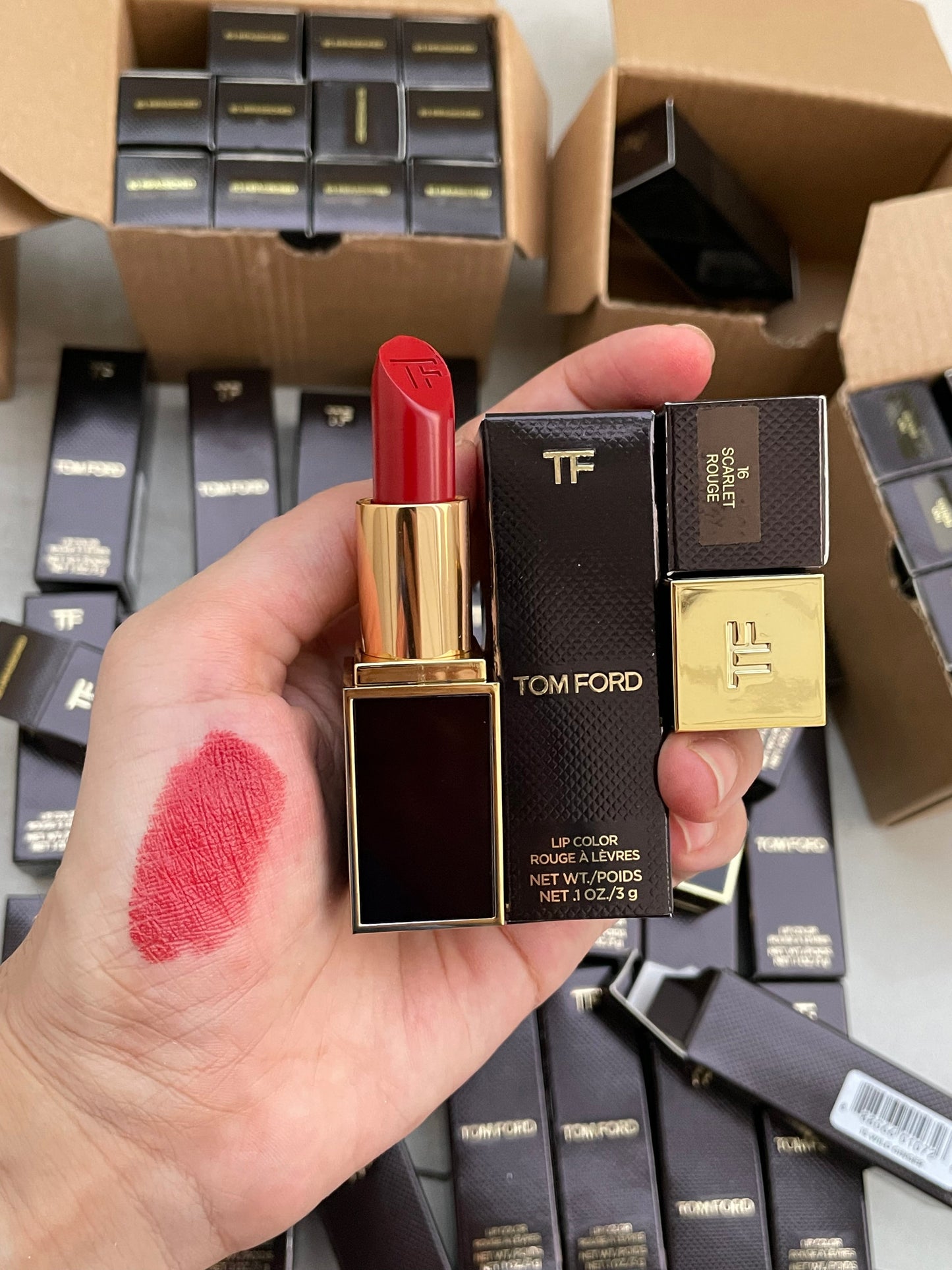 TOM FORD LIP COLOR – 16 Searlet Rouge