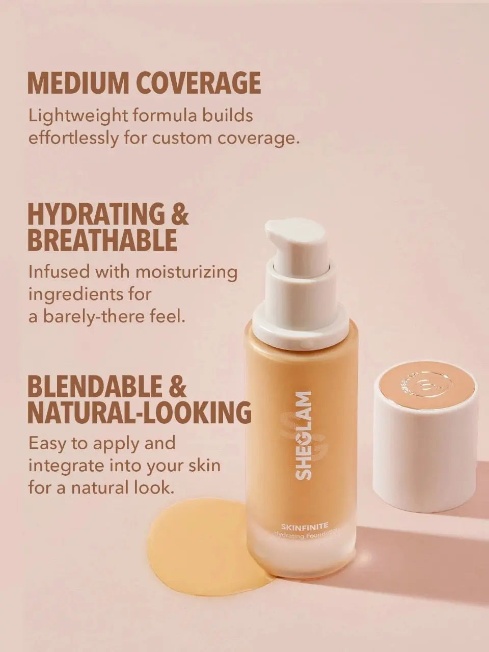 SHEGLAM SKINFINITE HYDRATING FOUNDATION-PORCELAIN