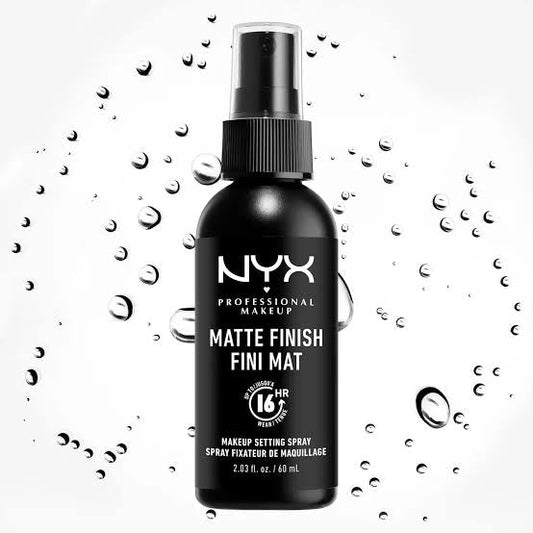 Nyx Matte Finish Setting Spray - 60ml 
Full Size