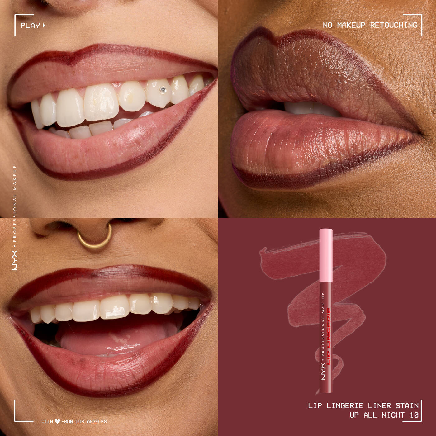 nyx Lip Lingerie Lip Liner Stain