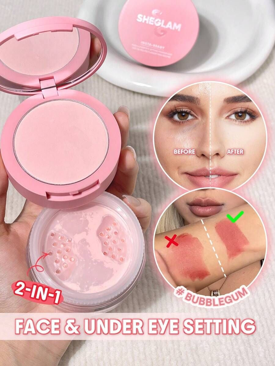 sheglam insta-ready face & setting powder duo