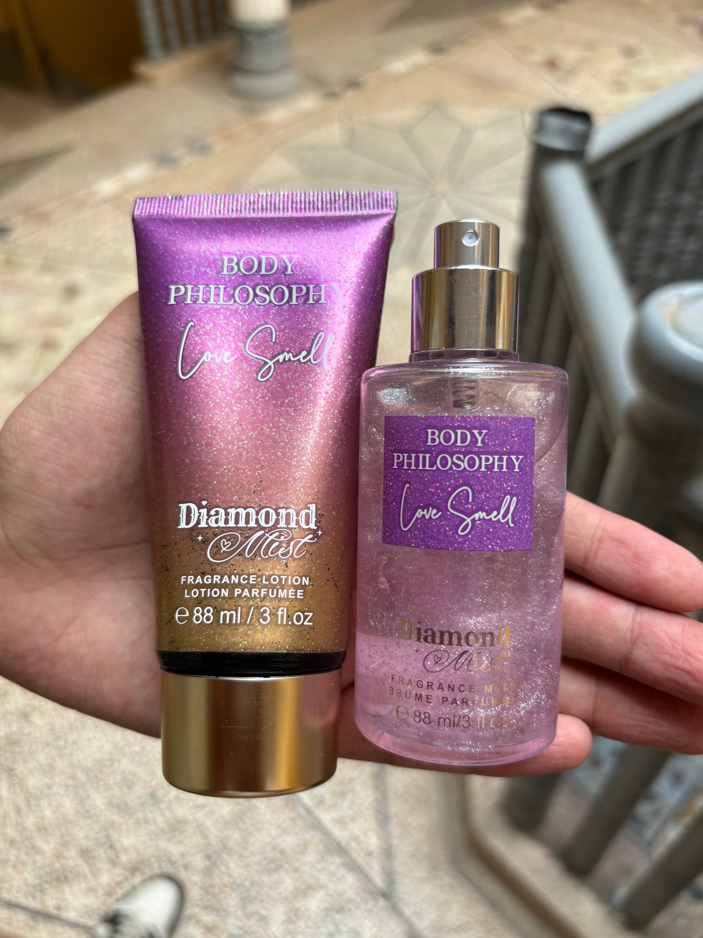 Body Philosophy Fragnance Lotion & Mist Set (Love Smell)