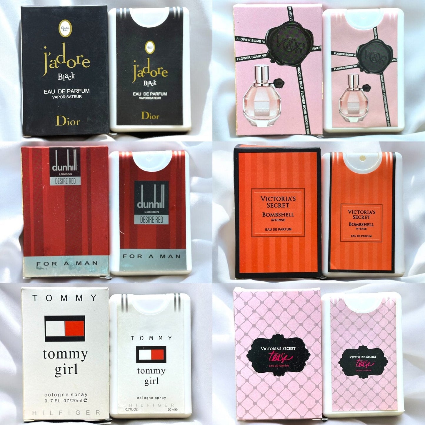 Pack Of 6 Pocket Perfumes (20ml)