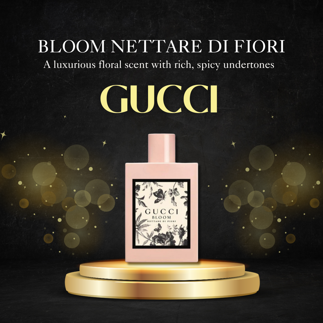 Gucci | Gucci Bloom Nettare Di Fiori 100ml – Elegant Floral Perfume for Women | Luxury Fragrance