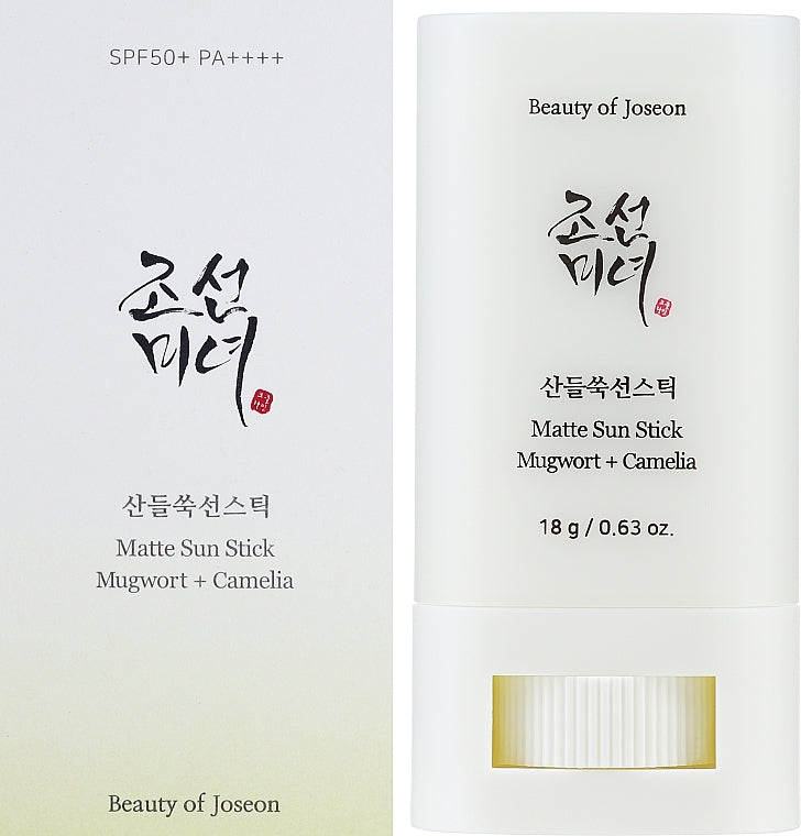 BEAUTY OF JOSEON Matte Sun Stick : Mugwort+Camelia (SPF 50+ PA++++)
